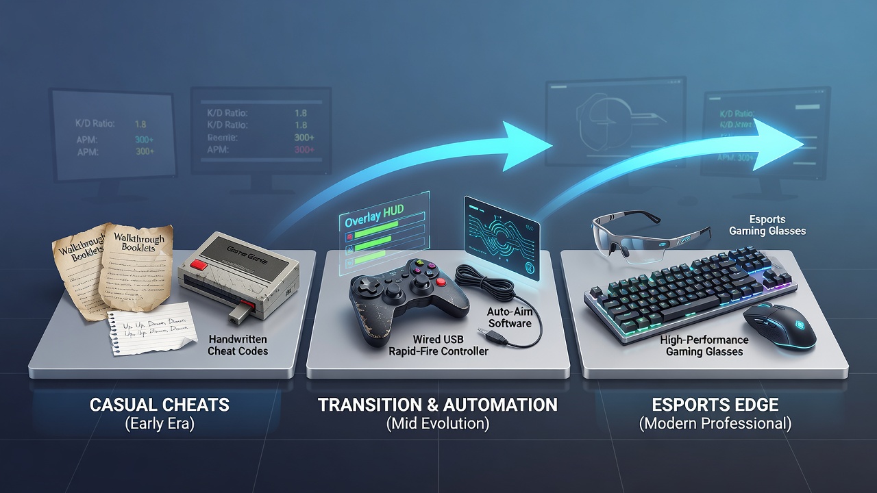 Professional esports players using training software and analytics dashboards
