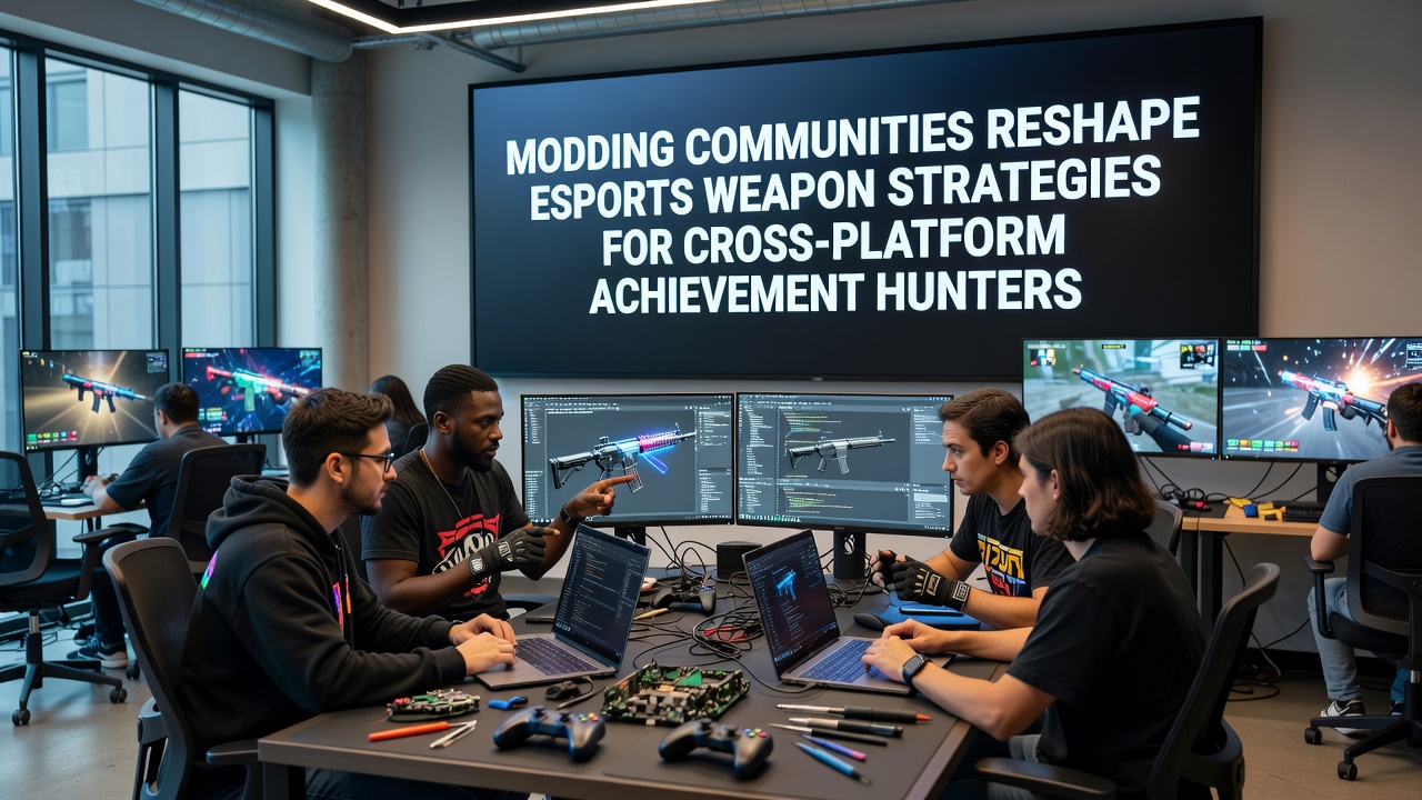 Modding communities collaborating on weapon customization tools for esports titles across multiple platforms